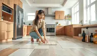 tips memilih keramik lantai dapur ©Ilustrasi dibuat AI