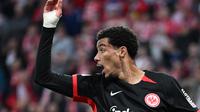 Striker Frankfurt, Hugo Ekitike. (Kirill KUDRYAVTSEV / AFP)