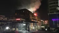 Lokasi teror di Resorts World Manila, Filipina. (Buult Marquez/AP)