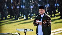Menteri BUMN Erick Thohir saat menghadiri puncak acara satu abad Nahdlatul Ulama (NU) di Sidoarjo, Jawa Timur, Selasa (7/2/2023). Dalam acara tersebut Erick adalah Ketua Panitia Peringatan Harlah 1 Abad NU. (Biro Pers Istana Kepresidenan/Agus Suparto)