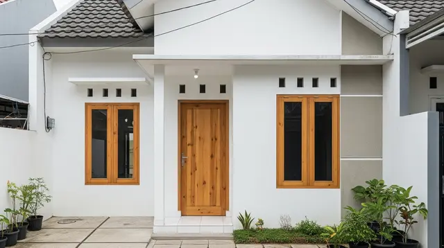 Rumah Sederhana di Gang Sempit Tanpa Pekarangan Budget Minim. Gemini