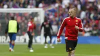 Wayne Rooney tak sabar mengarungi musim di bawah asuhan Jose Mourinho. (AFP)