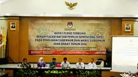 KPU Jawa Barat Tetapkan Jumlah DPS Pilgub 2018 (Liputan6.com/Arie Nugraha)