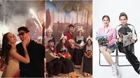 6 Potret Beda Perayaan Tahun Baru Al Ghazali, El Rumi, Dul Jaelani Bareng Pacar
