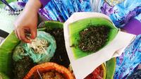 Pecel Semanggi atau Semanggi Suroboyo salah satu kuliner andalan Kota Surabaya. (Liputan6.com/Dhimas Prasaja)