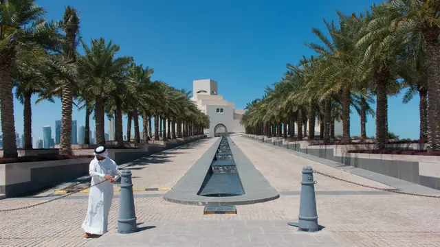 The Museum of Islamic Art is a museum on one end of the seven-kilometer-long Corniche in Doha, Qatar.