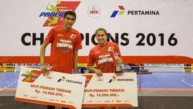 Aprilia Manganang dan Rivan Nurmulki 