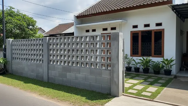 Ide Pagar Roster Modern yang Membuat Rumah Tampak Lebih Rapi/Gemini AI