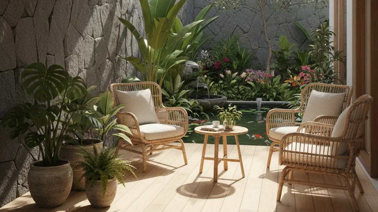 Model Teras Belakang Rumah yang Bikin Betah Populer 2025