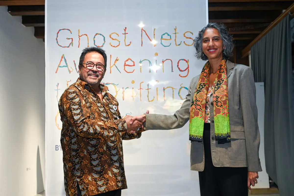 Pameran Ghost Nets Australia di Museum Bahari Jakarta (Foto: Kedubes Australia)