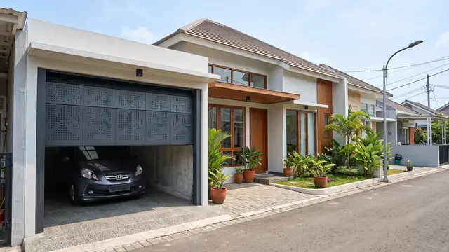 Pintu Garasi Minimalis untuk Rumah Kecil