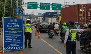 Ilustrasi rekayasa lalu lintas. (AI ChatGPT)