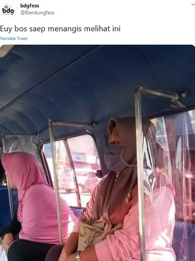 angkot di era new normal