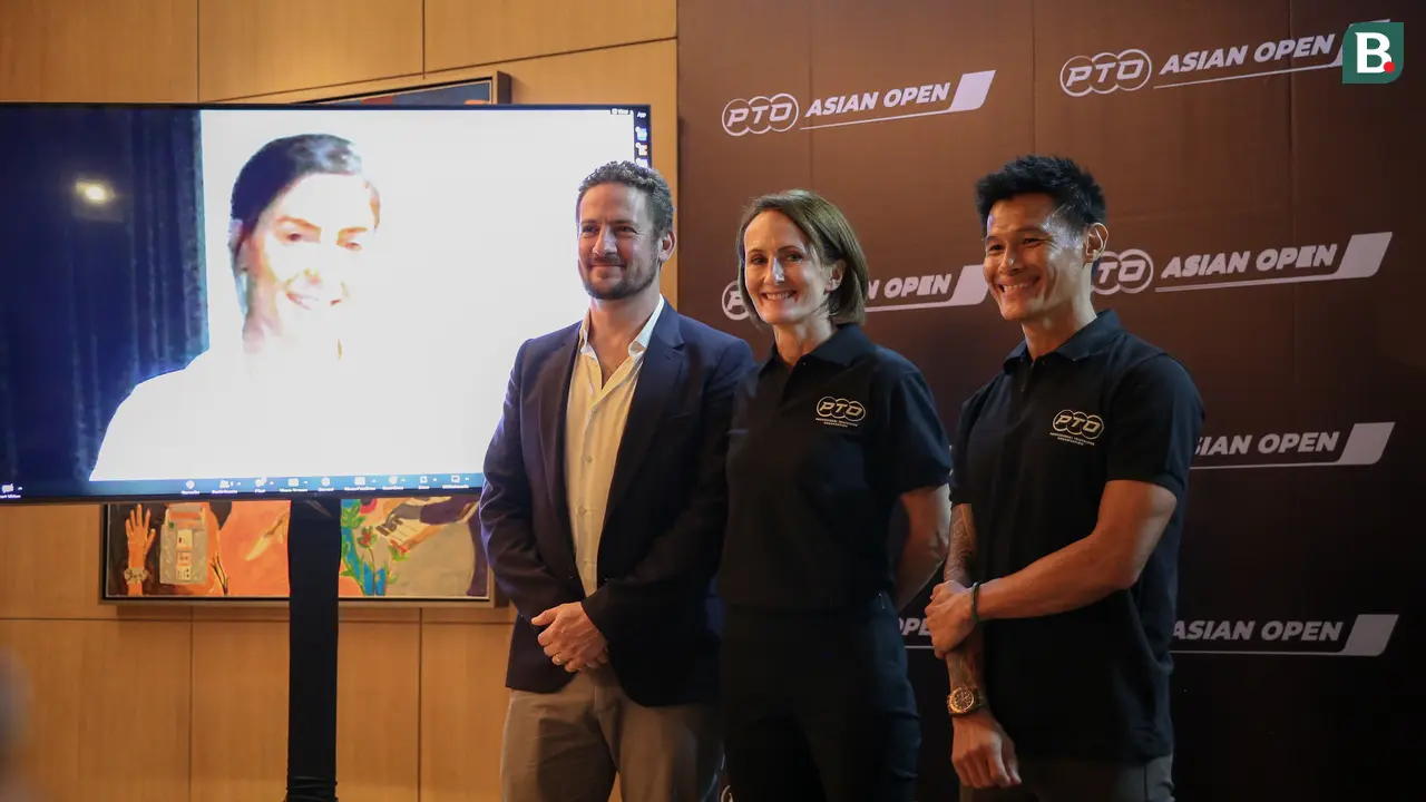Konferensi Pers Professional Triathletes Organization (PTO) Asian Open