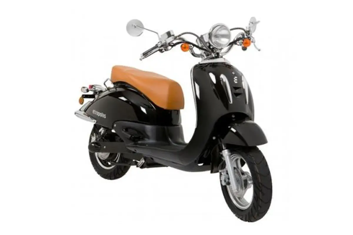 Retro-Lithium, Skuter Elektrik Bergaya Honda