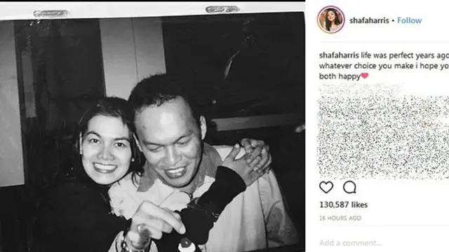 [Bintang] Foto lawas Faisal Harris dan Sarita