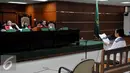 Mandra Naih menjalani sidang lanjutan di Pengadilan Tipikor, Jakarta, Senin (31/8/2015). mantan bintang sinetron Si Doel Anak Sekolahan yang kini menjabat Direktur PT Viandra Production. (Liputan6.com/Herman Zakharia)