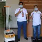 Telkom University-LIPI ciptakan robot sterilisasi ruang isolasi Corona. (Istimewa)