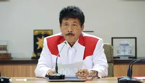 Kepala BPIP, Yudian Wahyudi di Kantor Badan Pembinaan Ideologi Pancasila,  Jalan Veteran III No. 2, Gambir Jakarta Pusat.