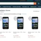 Ponsel diduga sebagai BlackBerry buatan Indonesia sudah dijual di Lazada Indonesia seharga Rp 3,4 jutaan. (Sumber: Lazada Indonesia)