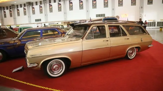 Mobil klasik kustom di Kustomfest 2018.