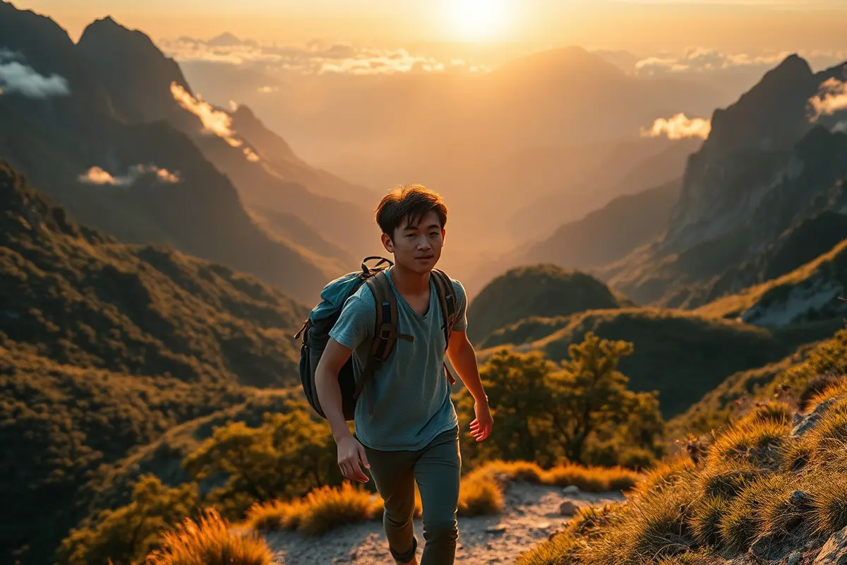 mimpi turun gunung jalan kaki