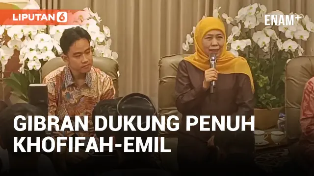 Gibran Rakabuming Turun Gunung Dukung Khofifah-Emil