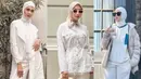 <p>Inspirasi White + White Outfit Hijab Friendly. [Instagram]</p>