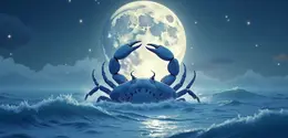 logo ramalan zodiak cancer (sumber: AI generated)