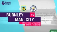 Premier League - Burnley Vs Manchester City (Bola.com/Adreanus Titus)