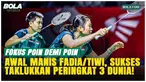Kalahkan Pasangan Papan Atas Korea, Fadia/Tiwi Kian Percaya Diri Kejar Level Dunia