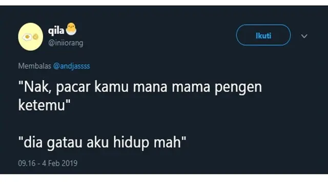 Momen Netizen Ditanya Pacarnya Mana