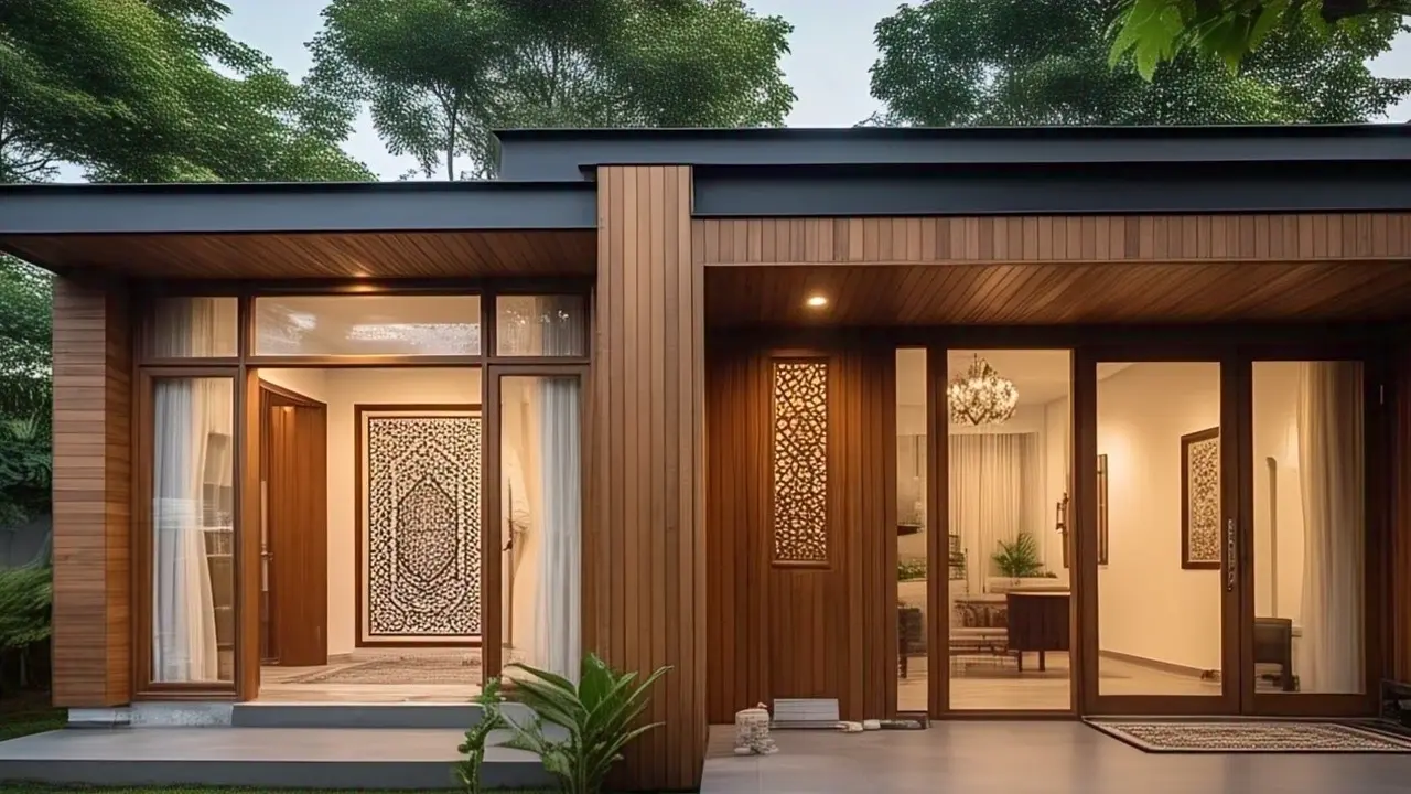 Inspirasi Desain Rumah Kayu Modern 1 Lantai