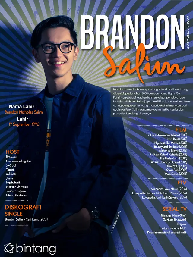 [Bintang] Celeb Bio Brandon Salim