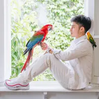 OOTD Alshad Ahmad bersama satwa liar peliharaannya (Foto: Instagram @alshadahmad)