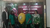 Mondelēz International menggelar jumpa pers lima tahun Cocoa Life. (Liputan6.com/Henry)