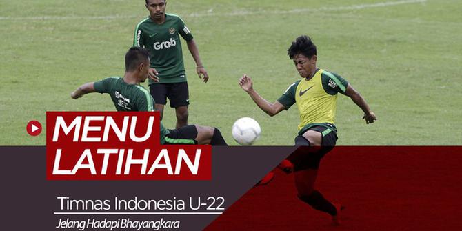 VIDEO: Menu Latihan Timnas Indonesia U-22 Jelang Hadapi Bhayangkara FC