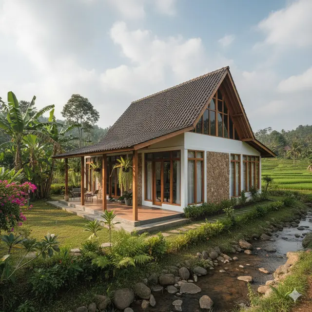Model Rumah Modern yang Sederhana tapi Nyaman di Desa