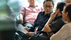 Ketua MPR, Zulkifli Hasan, kembali menjalani pemeriksaan oleh penyidik KPK, Jakarta, Rabu (12/11/2014). (Liputan6.com/Miftahul Hayat)