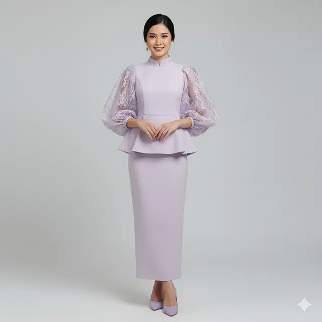 Model Kebaya Lengan Balon Modern untuk Anak Muda. Gemini