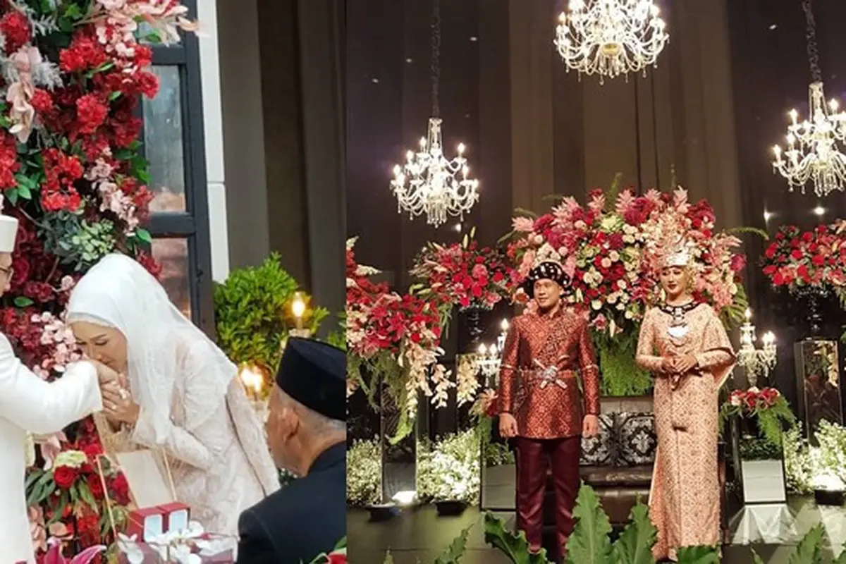 Penuh Kebahagiaan, Ini 7 Momen Pernikahan Dian Pelangi dan Sandy Nasution