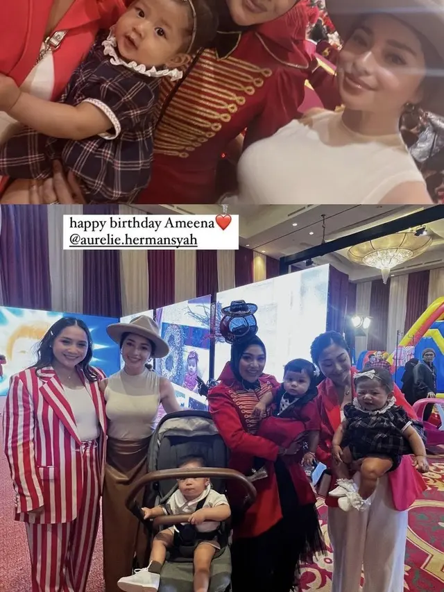 Sederet Artis Tanah Air Hadir di Ulang Tahun Anak Atta dan Aurel Hermansyah