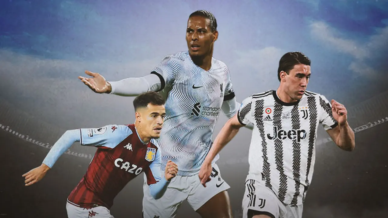 Ilustrasi - Philippe Coutinho, Virgil van Dijk, Dusan Vlahovic