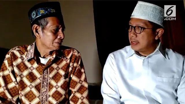 Menteri Agama Lukman Hakim Saifuddin menyambangi jemaah haji yang tengah berada di Mekah, satu diantaranya Maksun tukang becak asal Surabaya