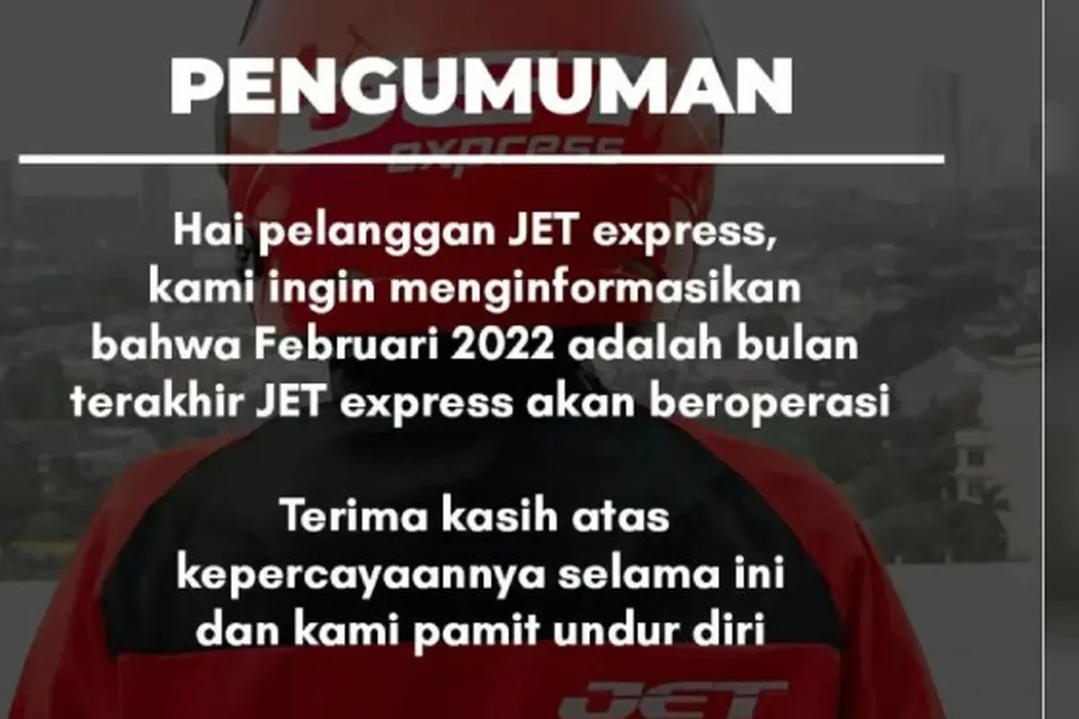 JET Express Tutup
