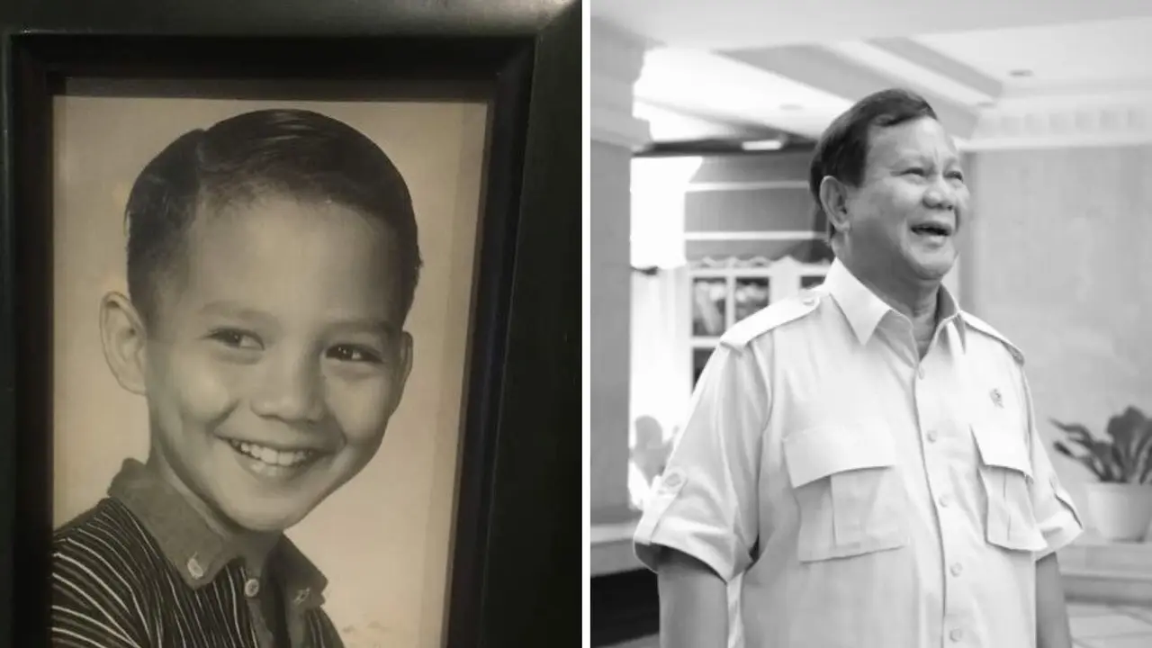 Potret Masa Kecil Prabowo Subianto
