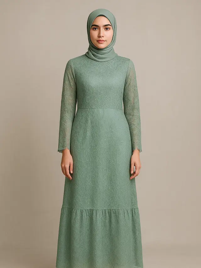 Gamis Kondangan Model Sekarang (Foto: ChatGPT)