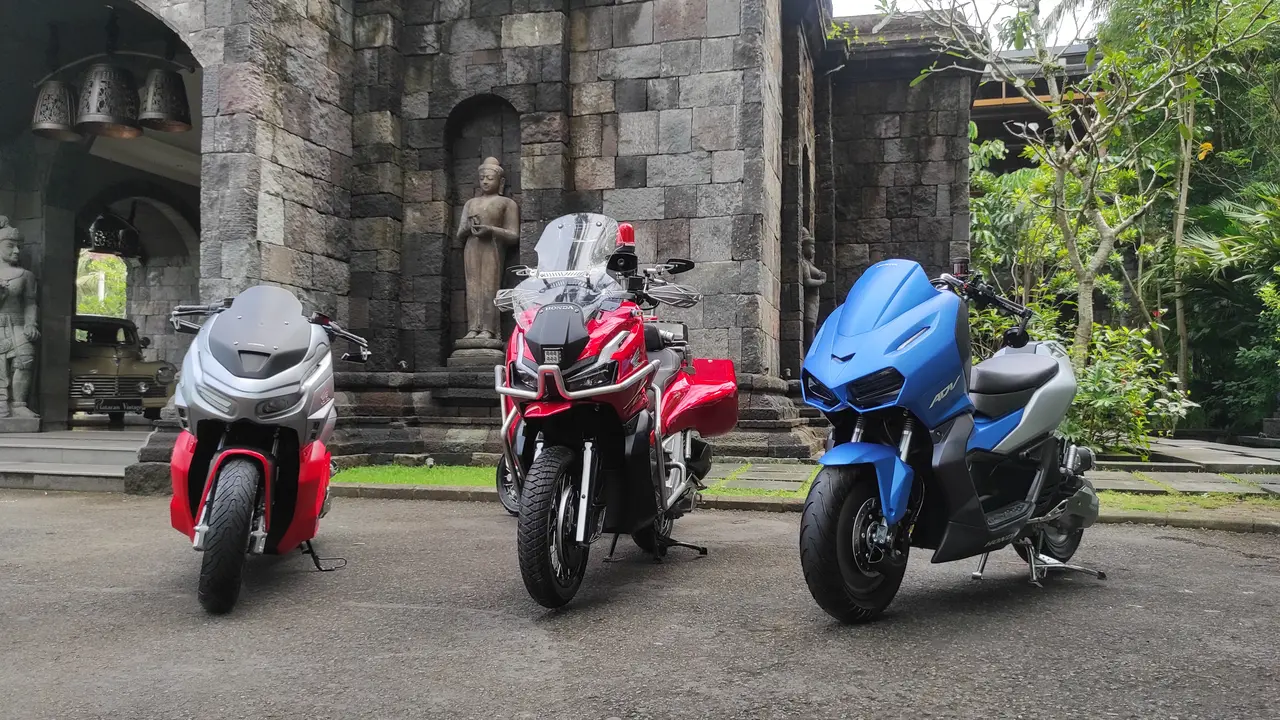 Tampilan modifikasi ADV150 Honda Dream Ride Project (Arief A/ Liputan6.com)