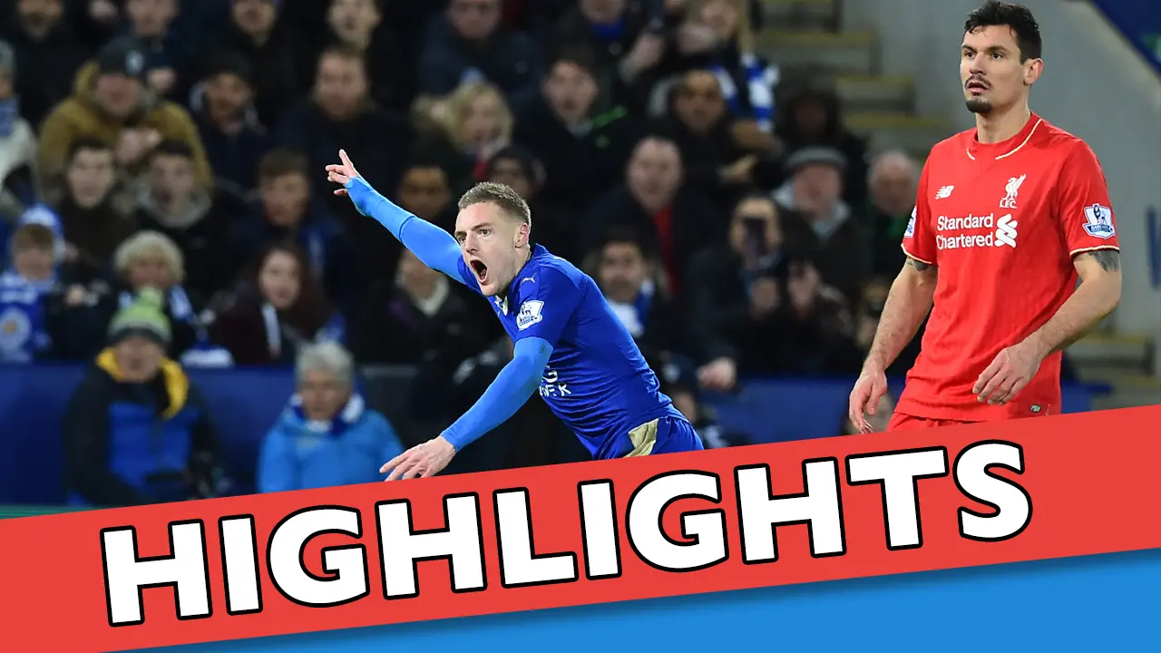Leicester vs Liverpool 2-0, Gol Indah Vardy Bungkam The Reds