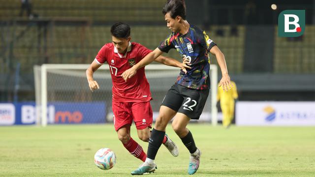 Timnas Indonesia U-17 vs Timnas Korea Selatan U-17
